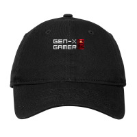 Gen X Gamer White Ver Aesthetic Adjustable Cap | Artistshot