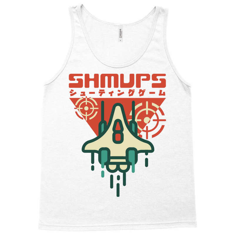 Shmup Shoot Em Up Games Japanese Retro Aesthetic Gamer Tank Top | Artistshot