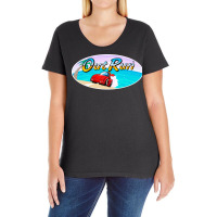 Mod4 Arcade Out Run Outrun Video Game Gift Ladies Curvy T-shirt | Artistshot