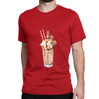 Chocolate Peanut Butter Milkshake , Peanut Butter Milkshake Wit Classic T-shirt | Artistshot