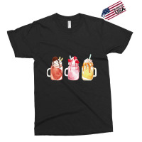 Chocolate Strawberry Vanilla Milkshake,triple Milkshake Set Exclusive T-shirt | Artistshot