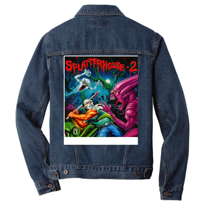 Splatterhouse Music Men Denim Jacket by ninamaiatroui | Artistshot