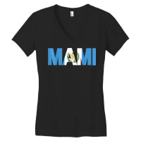 Gift For Gutemalan Mami Mother Guatemala Flag Latina Pride T Shirt Women's V-neck T-shirt | Artistshot