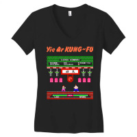 Mod2 Arcade Yie Ar Kungfu Video Game Nature Women's V-neck T-shirt | Artistshot