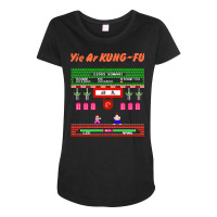 Mod2 Arcade Yie Ar Kungfu Video Game Nature Maternity Scoop Neck T-shirt | Artistshot