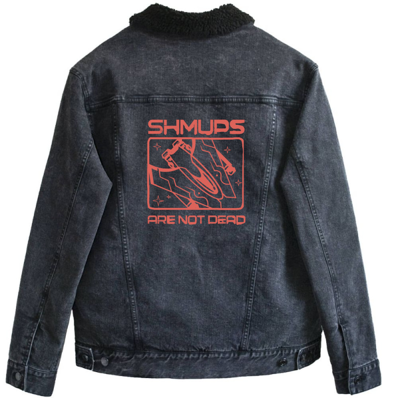 Shmups Are Not Dead Tumblr Unisex Sherpa-lined Denim Jacket | Artistshot