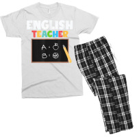 English Teacher Language Grammar T Shirt Men's T-shirt Pajama Set | Artistshot