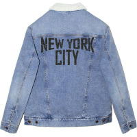 New York City Unisex Sherpa-lined Denim Jacket | Artistshot