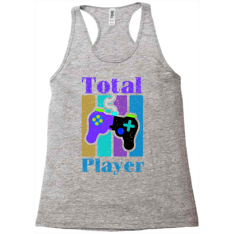 Total Player Gamer Design Love Racerback Tank by csajlegims | Artistshot