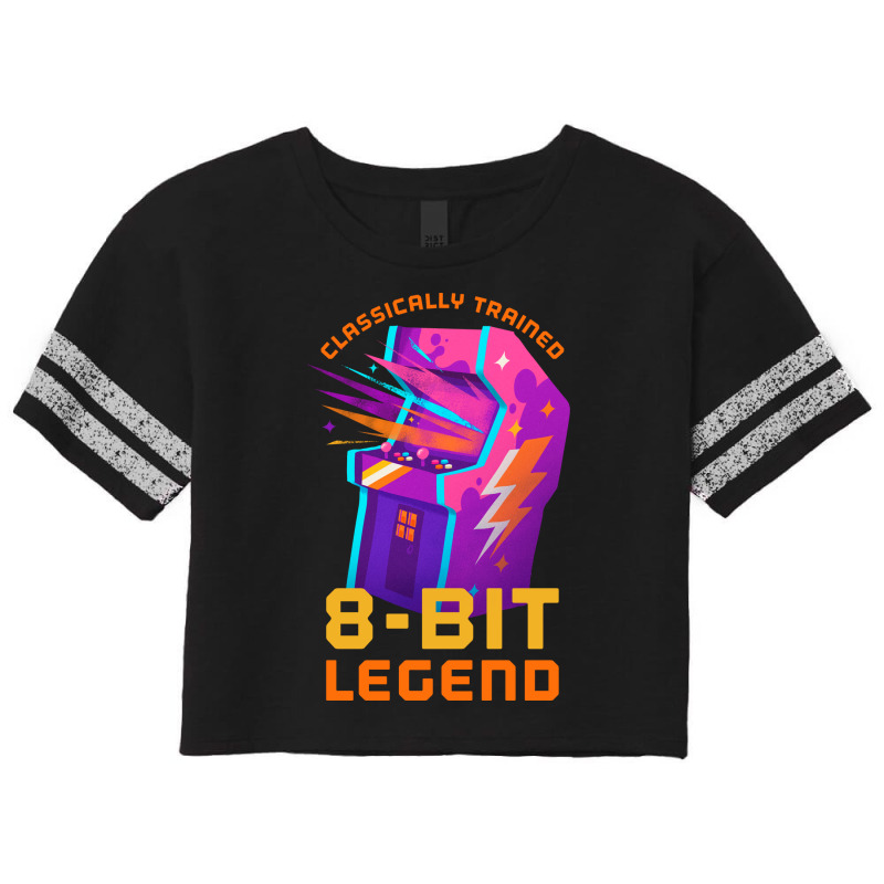 Retro Gamer 8bit Legend Arcade Pos Scorecard Crop Tee by foguelauezov1 | Artistshot