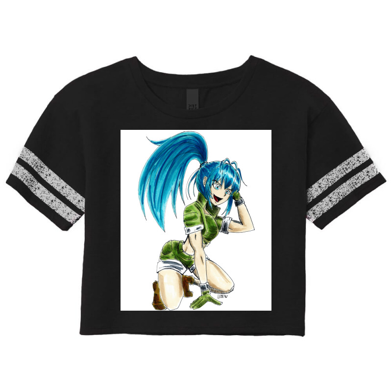 Leona Heidern In King Of Fighters Boy Scorecard Crop Tee by ptacekmutaka0 | Artistshot