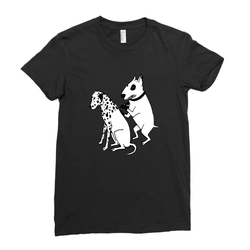 Dalmatian Dog, Tattoo Ladies Fitted T-Shirt by BethanyIrwin | Artistshot