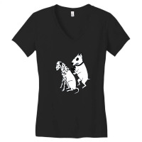 Dalmatian Dog, Tattoo Women's V-neck T-shirt | Artistshot