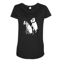 Dalmatian Dog, Tattoo Maternity Scoop Neck T-shirt | Artistshot