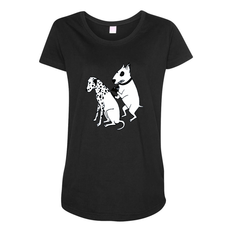 Dalmatian Dog, Tattoo Maternity Scoop Neck T-shirt by BethanyIrwin | Artistshot