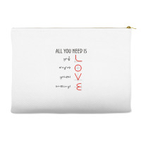 All You Need Is Love Equations Accessory Pouches | Artistshot