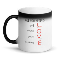 All You Need Is Love Equations Magic Mug | Artistshot