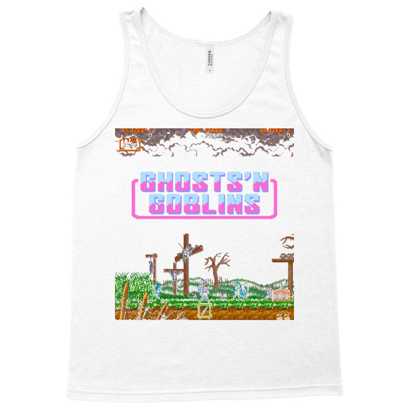 Mod2 Arcade Ghosts N Goblins Video Game Yellow Tank Top by ptacekmutaka0 | Artistshot