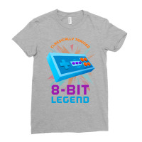 Retro Gamer 8bit Legend Gamepad Trending Ladies Fitted T-shirt | Artistshot