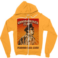 Grandmaster Flash Old School Hip Hop Zipper Hoodie | Artistshot