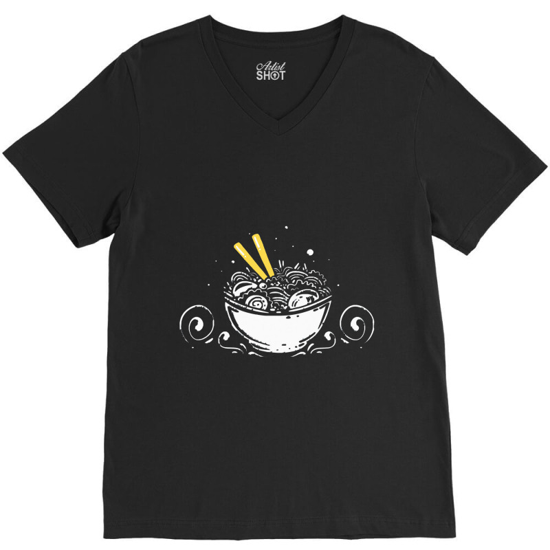 Ramen V-Neck Tee by kembangkelapa | Artistshot