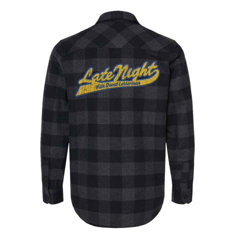 Late Night David Letterman Flannel Shirt by aveigaolinec | Artistshot