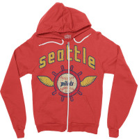 Seattle Pilots Baseball Vintage T Shirt Zipper Hoodie | Artistshot