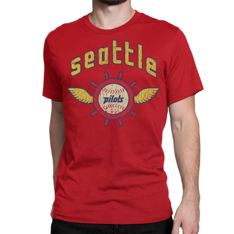 Seattle Pilots Baseball Vintage T Shirt Classic T-shirt by roziercompe1 | Artistshot