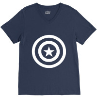 Capitan America Sticker Vinyl Decal V-neck Tee | Artistshot