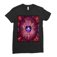 Triangle Of Art Necronomicon Divination Board Ladies Fitted T-shirt | Artistshot