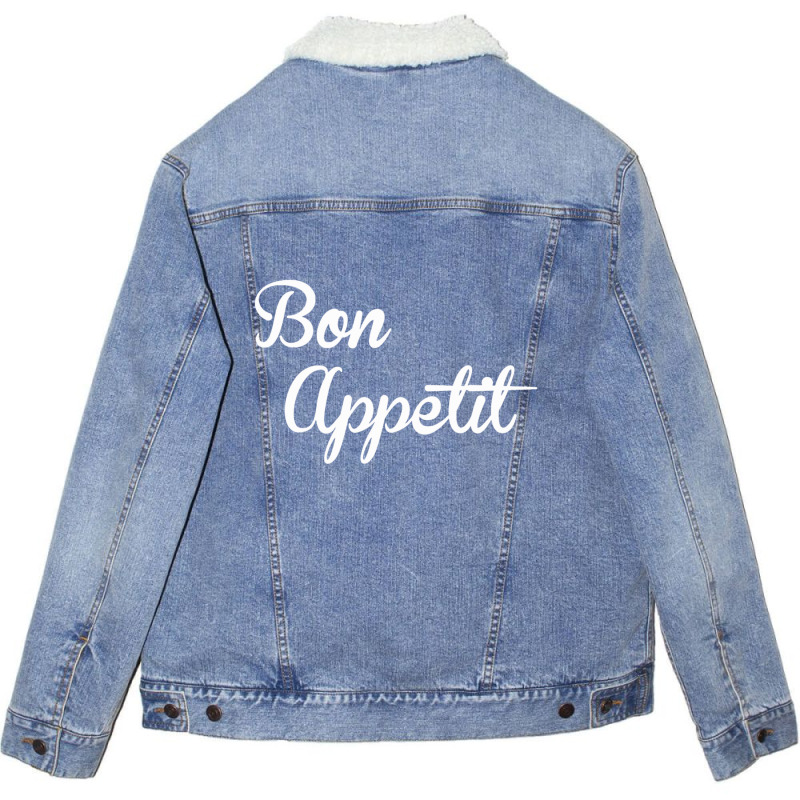 Bon Appetit Unisex Sherpa-Lined Denim Jacket by BethanyIrwin | Artistshot