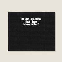 Oh Landscape Canvas Print | Artistshot