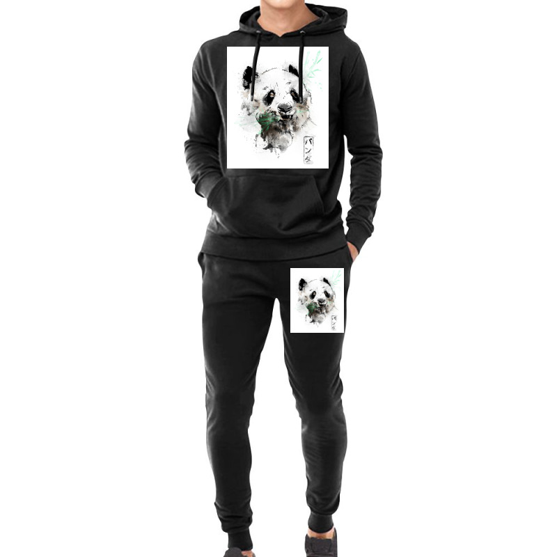 Panda Bear Watercolors Hoodie & Jogger set by kiwakgbarenv | Artistshot