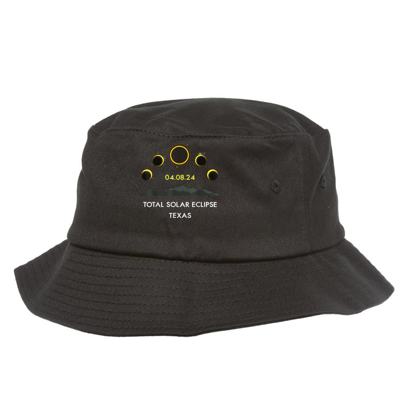 America Totality 04.08.24 Total Solar Eclipse 2024 Texas T Shirt Bucket Hat by benoirme | Artistshot