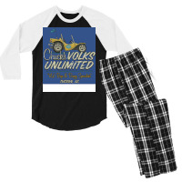 Chuck's Volks Unlimited Men's 3/4 Sleeve Pajama Set | Artistshot