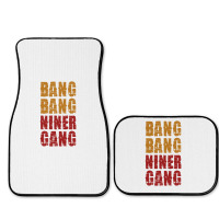 Bang Bang Niner Gang Football Full Set Car Mats | Artistshot