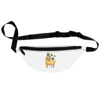 Funny Irish Sloth Llama Shamrock St Patricks Day Animal Love T Shirt Fanny Pack | Artistshot