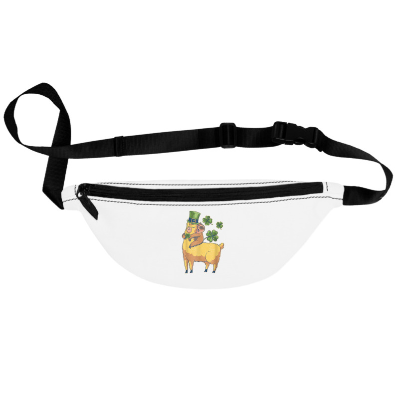 Funny Irish Sloth Llama Shamrock St Patricks Day Animal Love T Shirt Fanny Pack | Artistshot