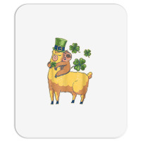 Funny Irish Sloth Llama Shamrock St Patricks Day Animal Love T Shirt Mousepad | Artistshot