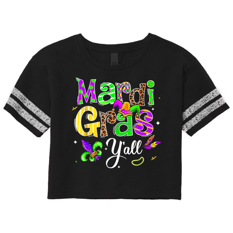 Happy Mardi Gras Y'all Party Parade New Orleans 2023 T Shirt Scorecard Crop Tee by kaykemyjoa | Artistshot