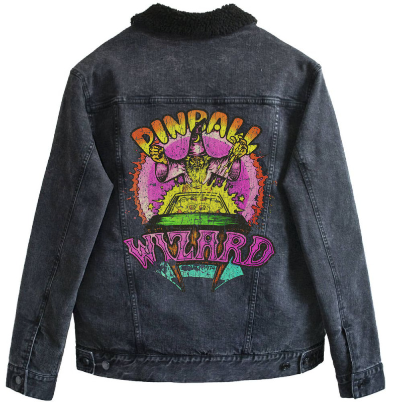 Pinball Wizard '74 Unisex Sherpa-Lined Denim Jacket by kiwakgbarenv | Artistshot