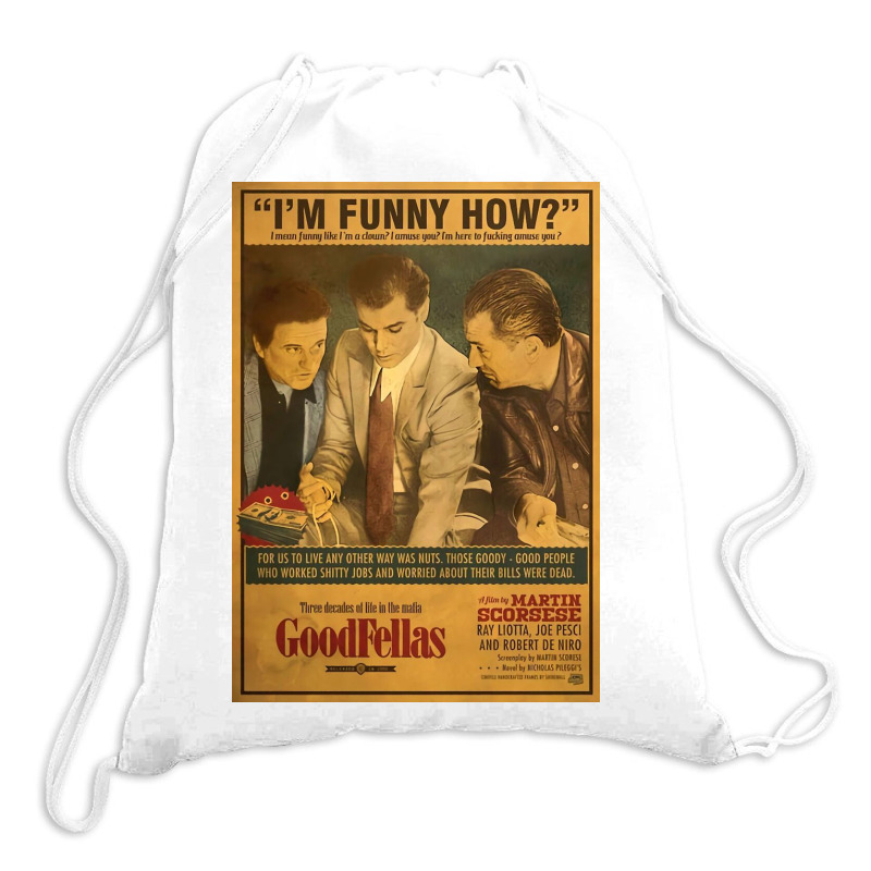 Goodfellas Poster Drawstring Bags | Artistshot