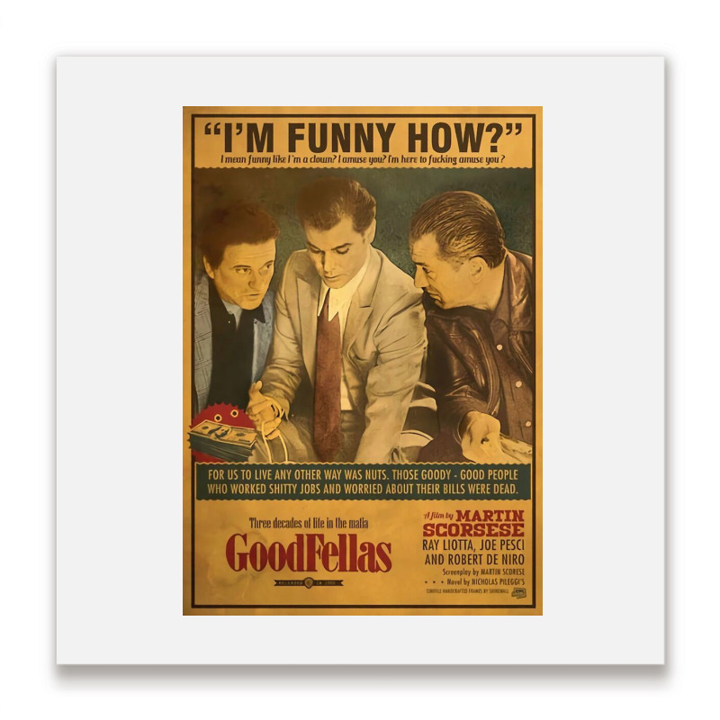 Goodfellas Poster Metal Print Square | Artistshot