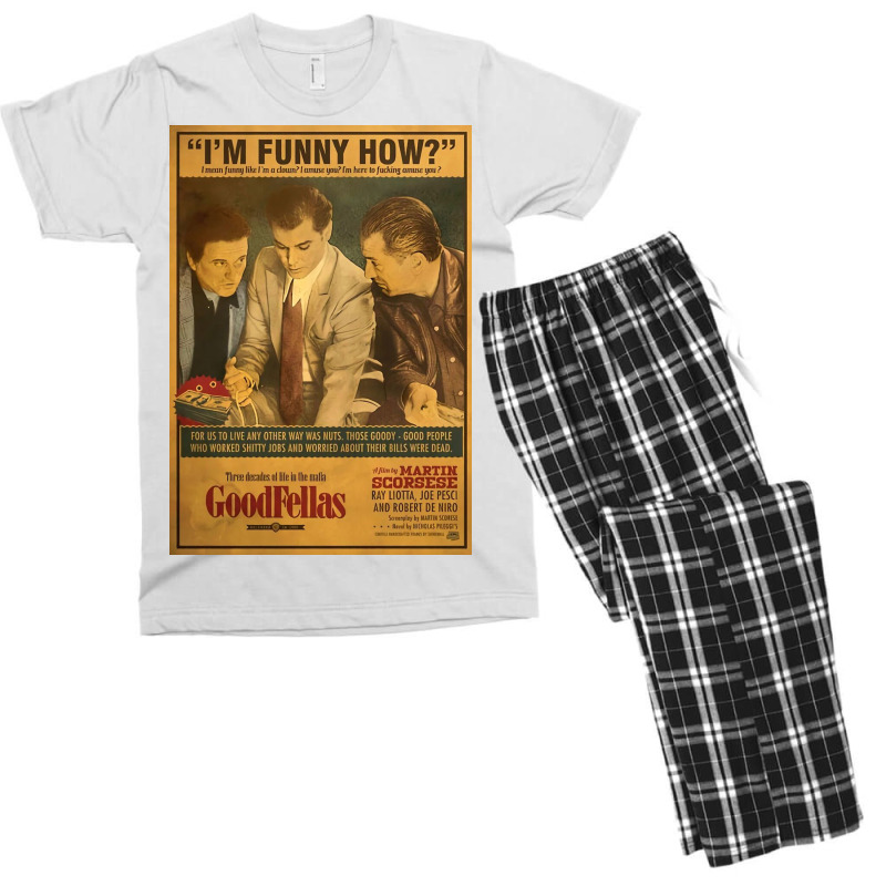 Goodfellas Poster Men's T-shirt Pajama Set | Artistshot