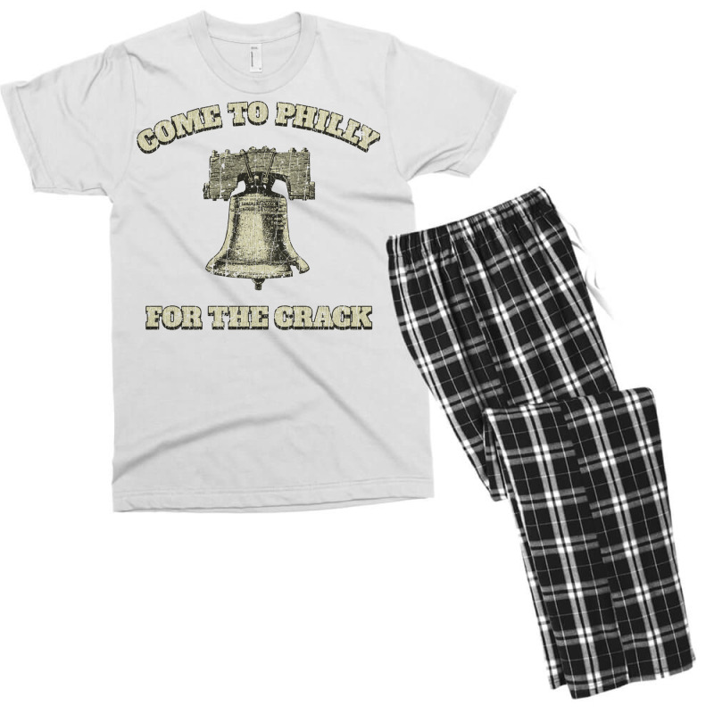 Come To Philly For The Crack Men's T-shirt Pajama Set | Artistshot