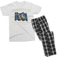 Connecticut 1788 Men's T-shirt Pajama Set | Artistshot