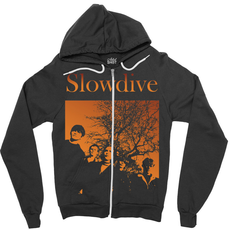 Slowdive Indie Rock Zipper Hoodie by roziercompe1 | Artistshot