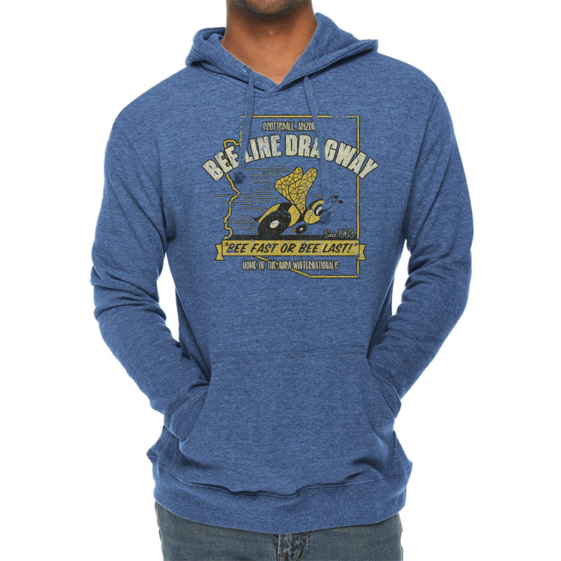 Bee Line Dragway Vintage Arizona Drag Racing Lightweight Hoodie by sfangamaruc | Artistshot