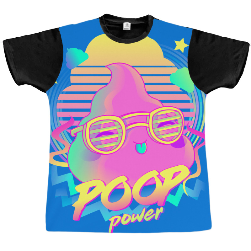 Poop Power Graphic T-shirt by kiwakgbarenv | Artistshot