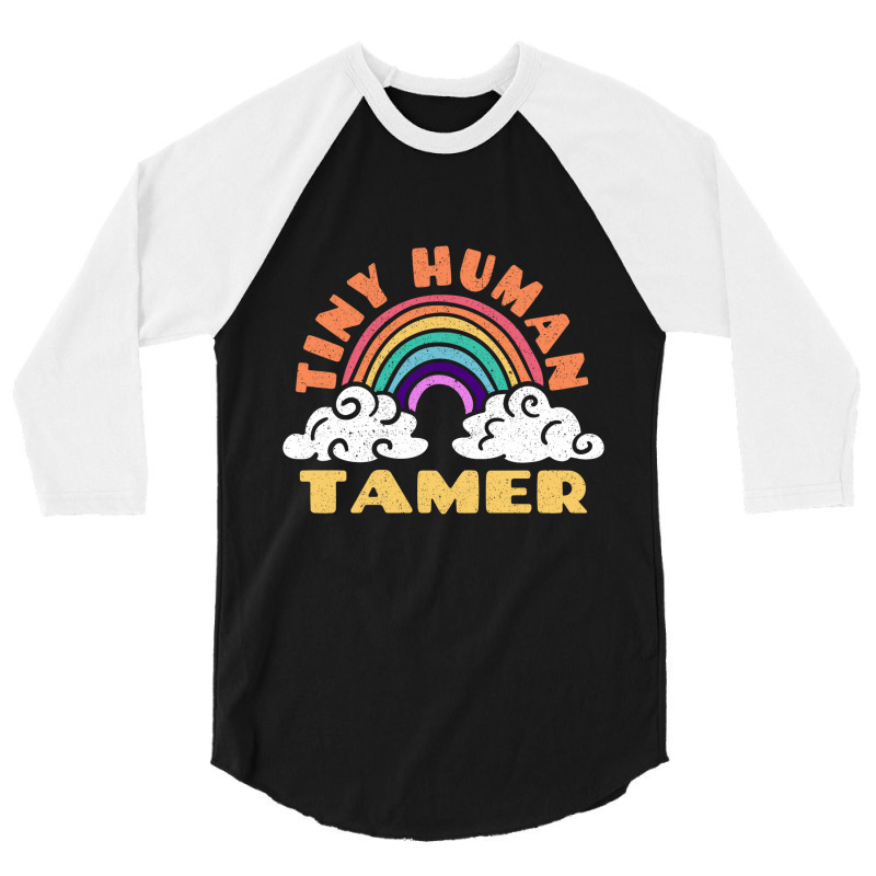 Tiny Human Tamer 3/4 Sleeve Shirt by tiffany.co | Artistshot